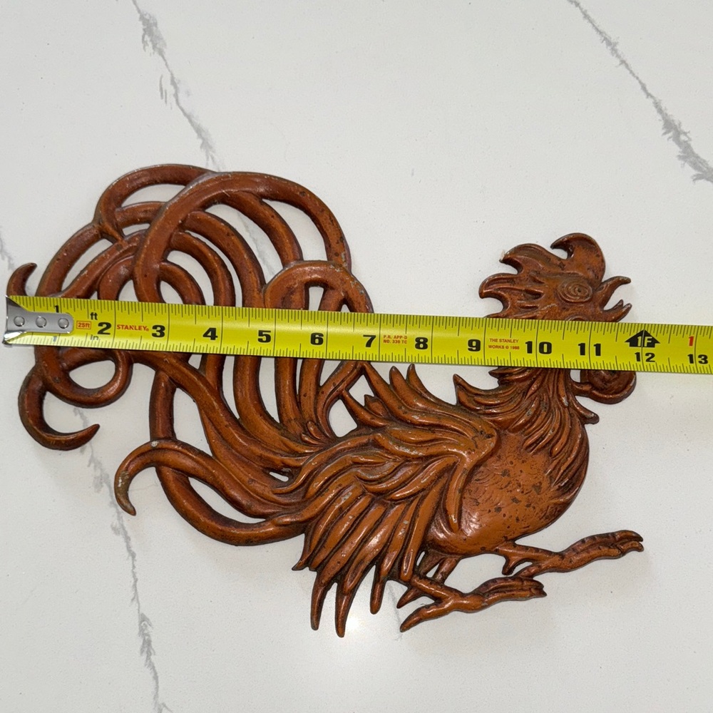 Mid Century Metal Rooster - Picture 4 of 7